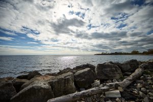 Lake Ontario views from Humber Bay Shores, ON